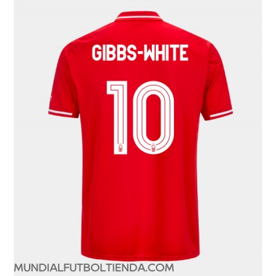 Camiseta Nottingham Forest Morgan Gibbs-White #10 Primera Equipación Replica 2025-26 mangas cortas Camiseta Nottingham Forest Morgan Gibbs-White #10 Primera Equipación Replica 2025-26 mangas cortas